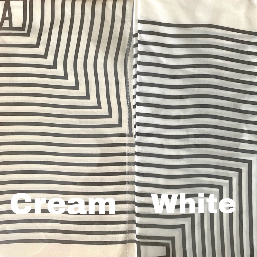 🧣🤍modern art geometric silky scarf - Picture 7 of 8